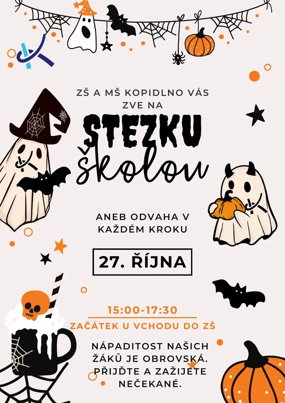 Plakát ke Stezce školou (foto: web města Kopidlna)