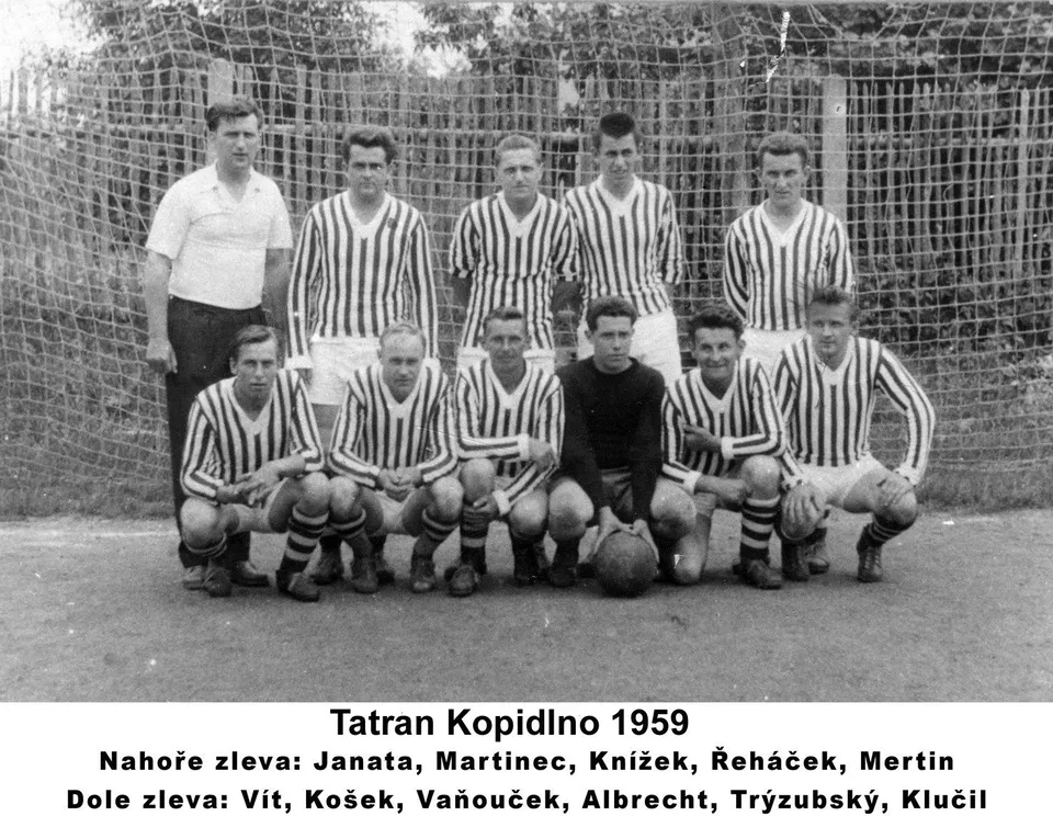 Tatran Kopidlno v roce 1959